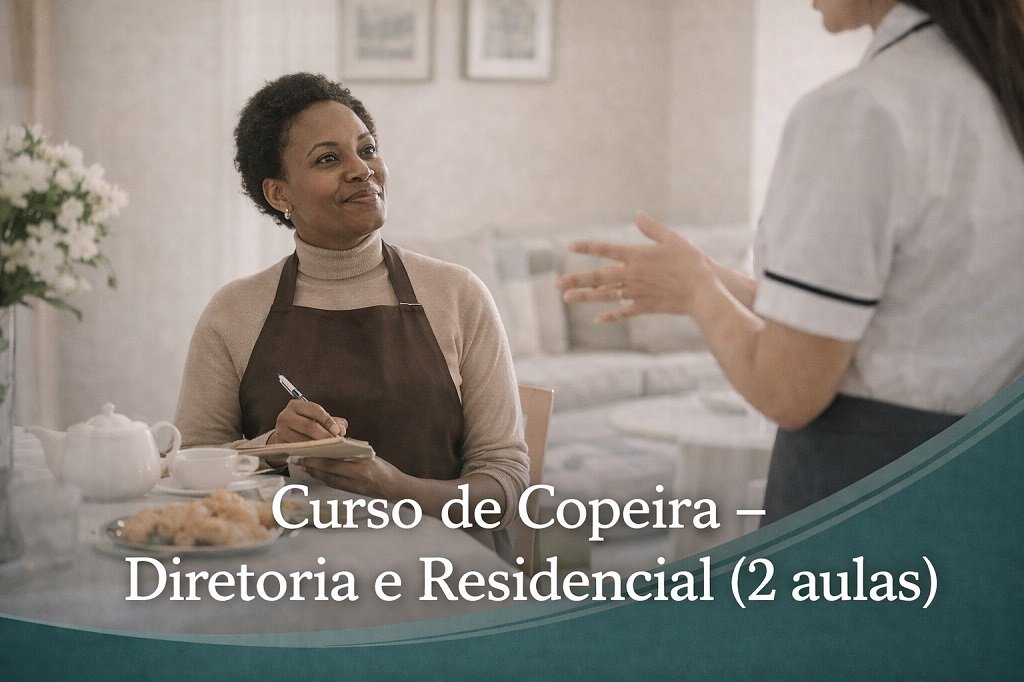 Curso de Copeira - Diretoria e Residencial (2 aulas)